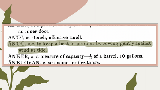 Image of a dictionary definition of An'du
