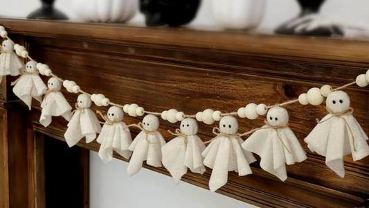 DIY ghost garland