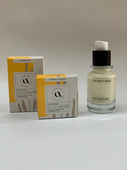 An'du x Of Nature Mother's Day Gift Box (Shampoo + Conditioner + Cleanser/ Day Cream)