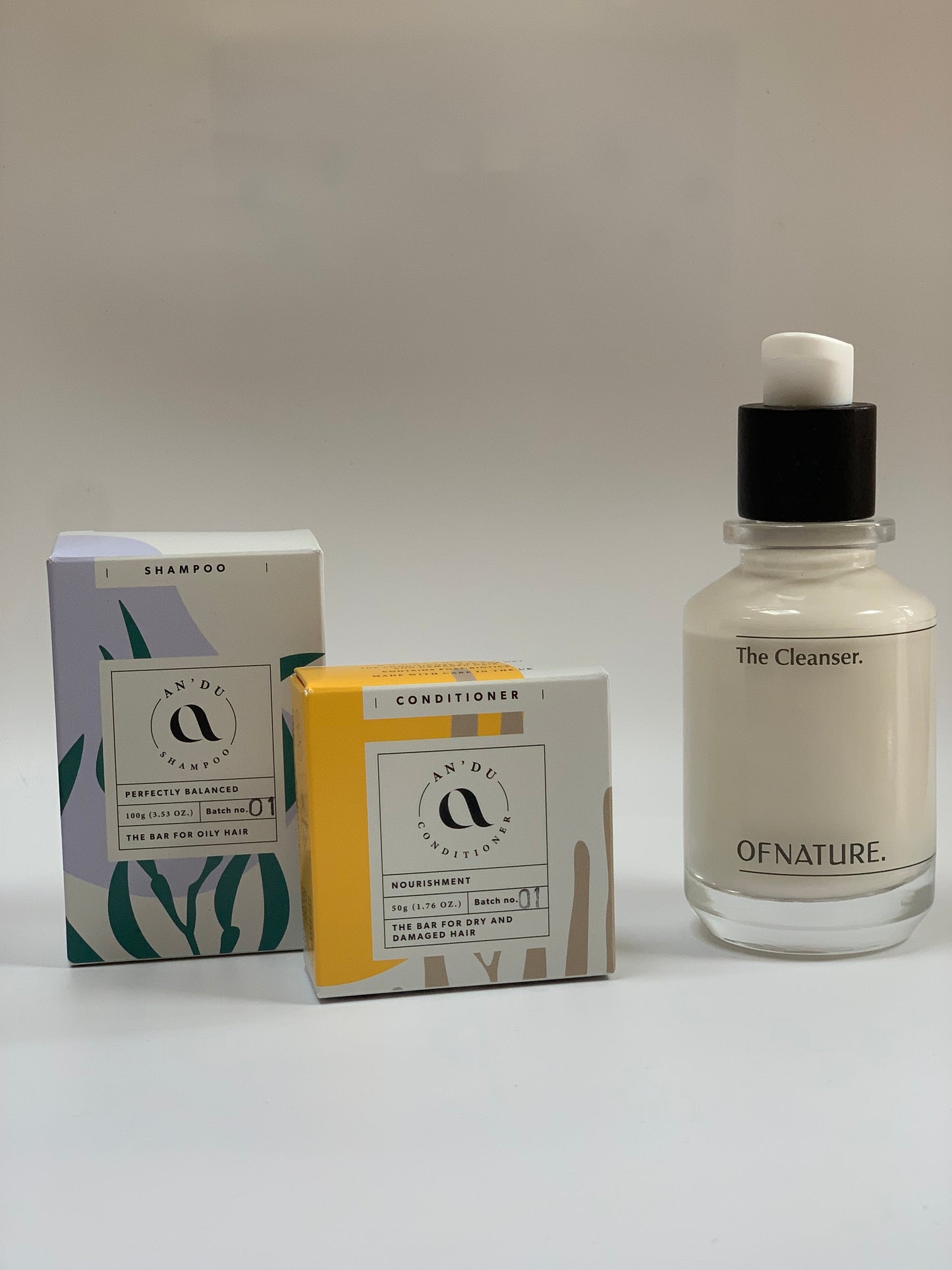 An'du x Of Nature Mother's Day Gift Box (Shampoo + Conditioner + Cleanser/ Day Cream)