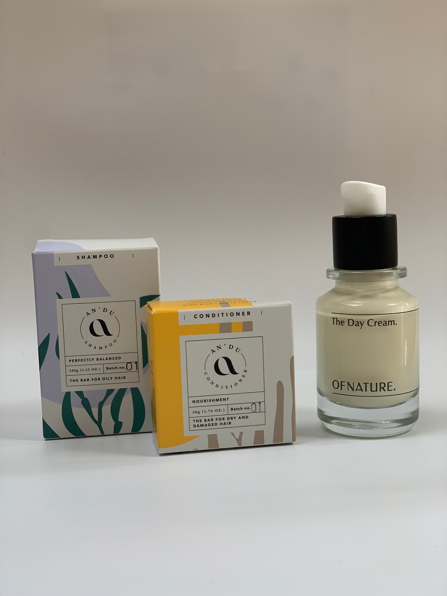 An'du x Of Nature Mother's Day Gift Box (Shampoo + Conditioner + Cleanser/ Day Cream)
